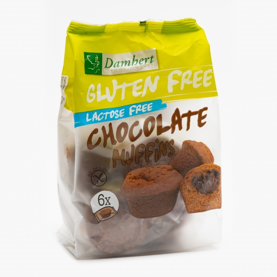 Brioșe umplute cu ciocolată fără gluten și fără lactoză 183g