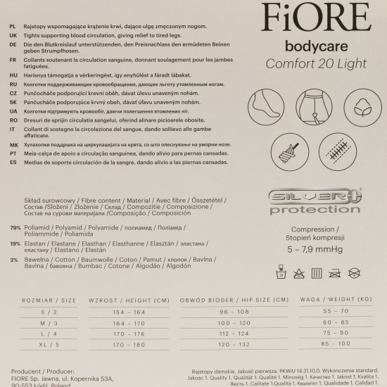 Ciorap modelator Comfort 20den Light Natural 2