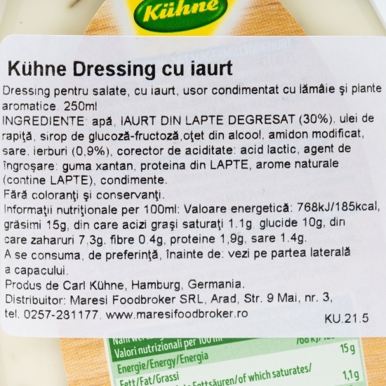 Dressing iaurt 0.25l