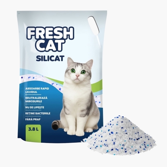 Nisip silicat pentru pisici 3.8l