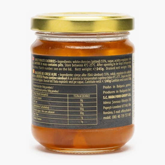 Dulceață de cireșe albe 245g