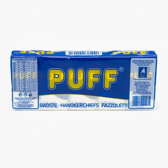 Șervețele nazale neparfumate 3 straturi 10 pachete