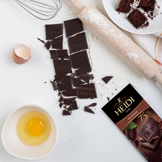 Ciocolată amăruie 75% cacao 80g
