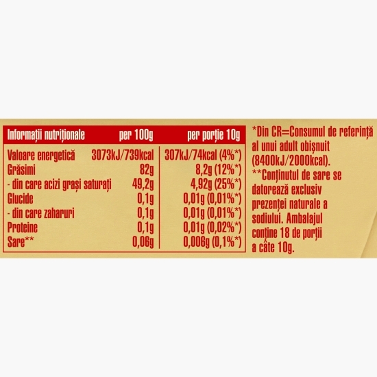 Unt 82% grăsime, 180g