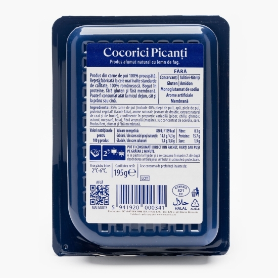 Cocorici picanți 195g