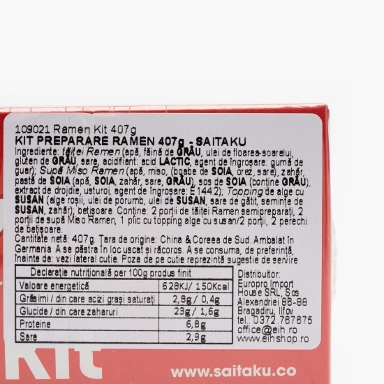 Kit preparare Ramen, Mellow Miso & Noodles 407g