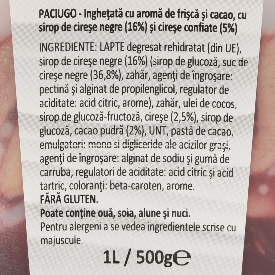 Înghețată Panna Cioccolata cu sirop de cireșe 500g
