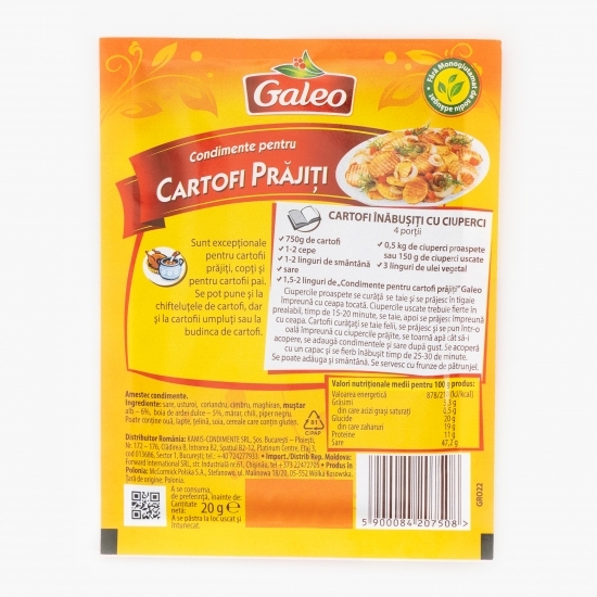 Condimente pentru cartofi prăjiți 20g