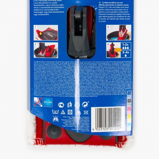 Mop Ultramax 2 în 1 + mâner