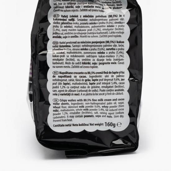 Napolitane Noir lapte 160g