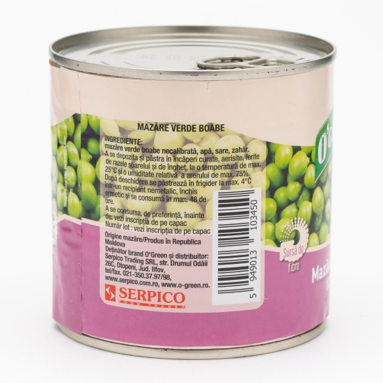 Mazăre verde boabe 420g