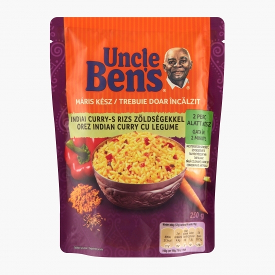 Orez indian curry cu legume 250g