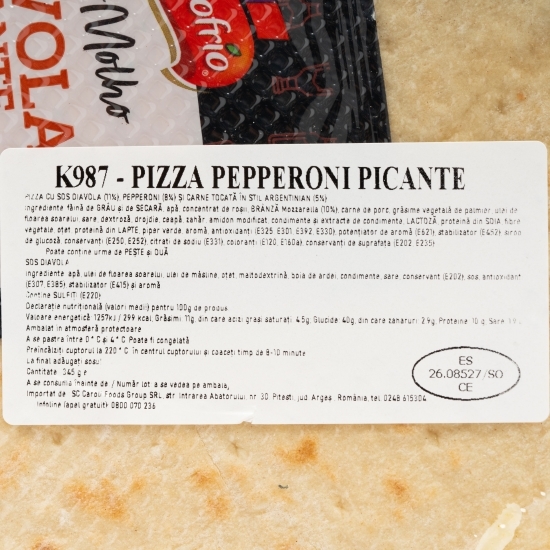 Pizza Pepperoni Picante 345g
