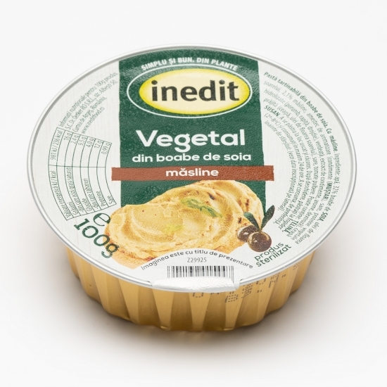 Pastă vegetală din boabe de soia cu măsline 100g