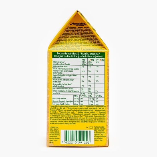 Biscuiți mic dejun cu aromă de ciocolată și alune Soft Bakes 5 buc, 250g