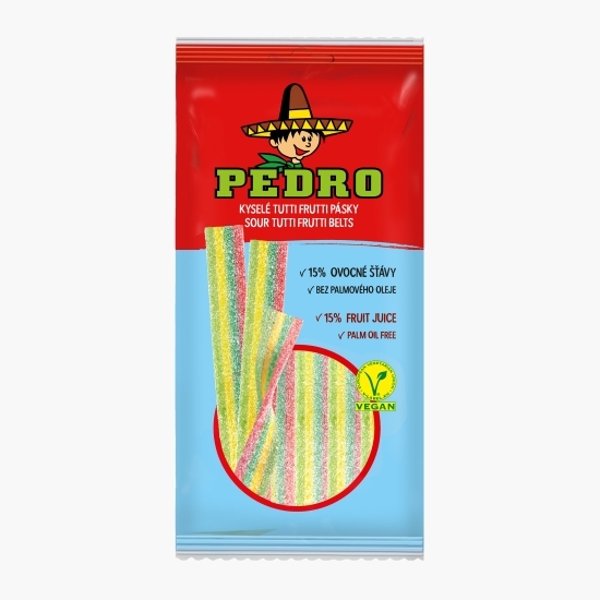 Jeleuri gumate acre cu aromă de fructe 80g