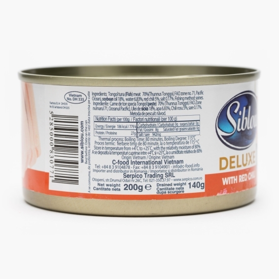 Ton solid în ulei și chili 200g