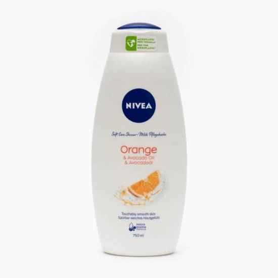 Gel de duș cu portocală și ulei de avocado 0.75l