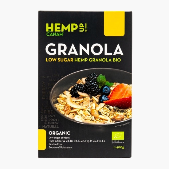 Granola eco cu cânepă Low Sugar, 400g