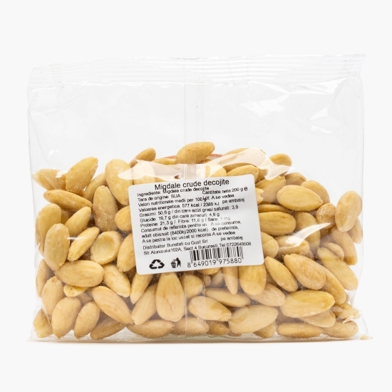 Migdale crude decojite 200g
