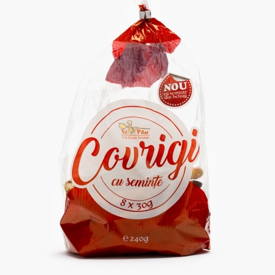 Covrigi cu semințe 8x30g