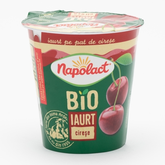Iaurt cireșe eco 2.7% grăsime 130g