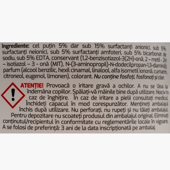 Detergent lichid pentru rufe, Apus 1.5l