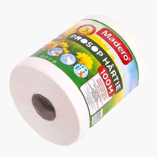 Prosop hârtie cu 2 straturi, 476 foi, 100m 