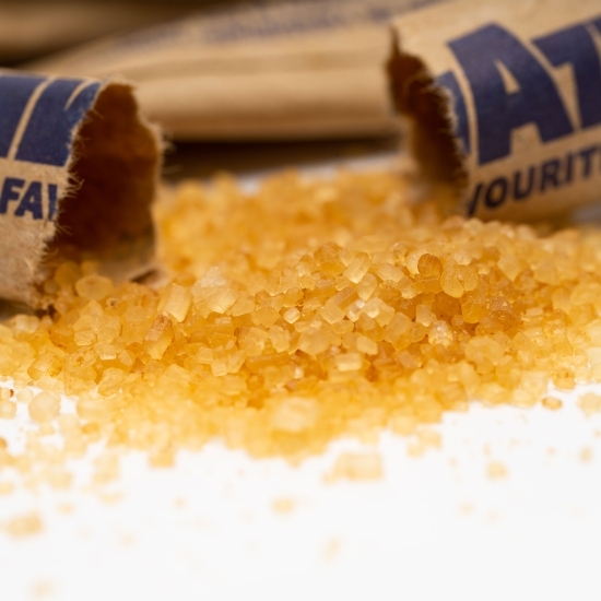 Zahăr brun la plic 100 buc x 5g (500g)