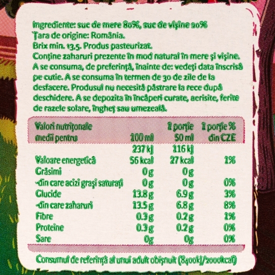 Suc de mere și vișine 3l