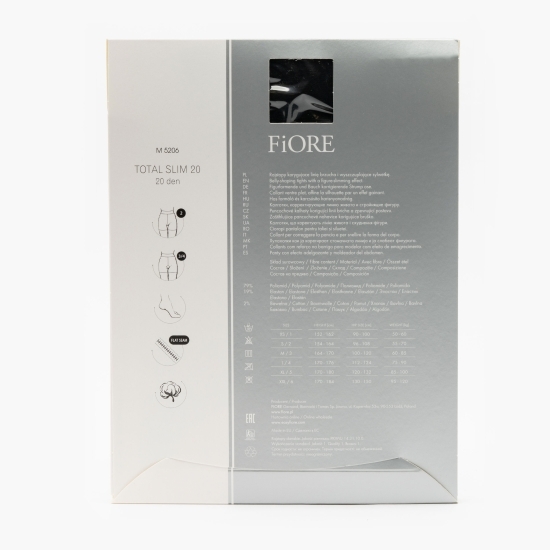Ciorap modelator Total Slim Medica 20den Negru no. 4