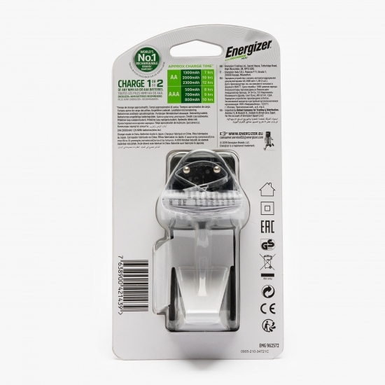 Încărcător Mini + 2 acumulatori AA/R6 2000 mAh