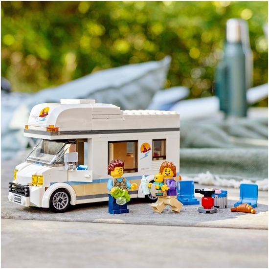 Rulota de vacanță, 60283 City Great Vehicles, 190 piese, +5 ani