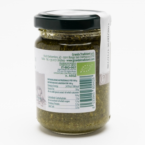 Pesto genovez eco vegan din busuioc 130g