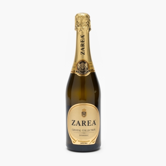 Vin spumant alb demisec Crystal, 11%, 0.75l