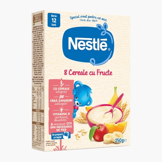 Mix 8 cereale cu fructe, 12-36 luni, 250g
