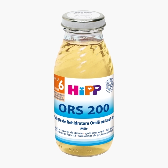 Soluție rehidratare orală pe bază de măr, +6 luni, 200ml