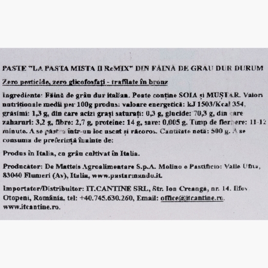 Paste mixte Mista Il Remix, 500g