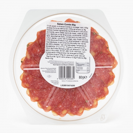 Platou salam cu brânză Comté 80g