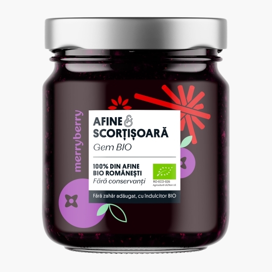 Gem eco de afine și scorțișoară, fără zahăr adăugat 230g