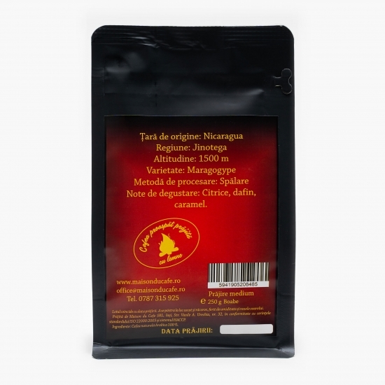 Cafea boabe prăjită Nicaragua Maragoype 250g