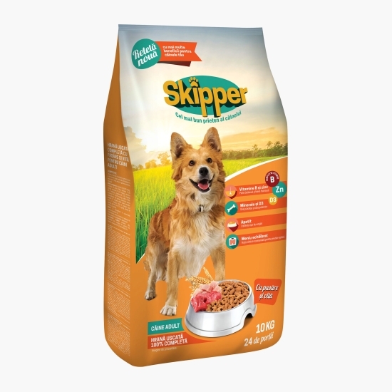 Hrană uscată pentru câini, cu pasăre și vită, 10kg