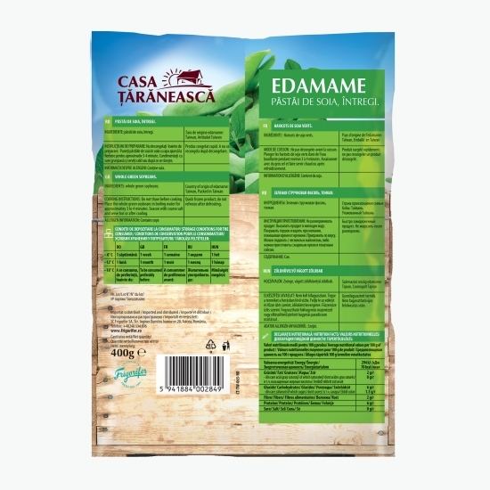 Edamame (păstăi de soia întregi congelate) 400g