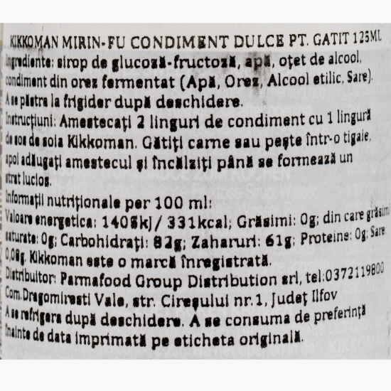 Dressing Mirin-Fu 125ml