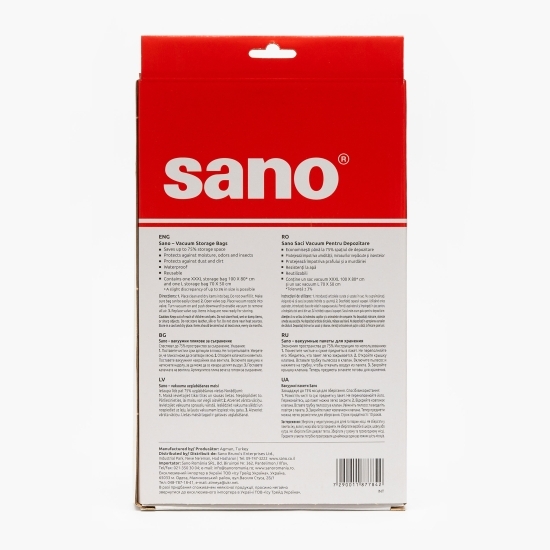 Saci vacuum pentru depozitare, 1 buc XXXL 100x80cm și 1 buc L 70x50cm