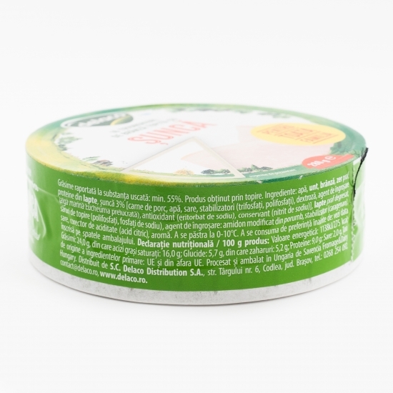 Brânză topită cu șuncă 280g