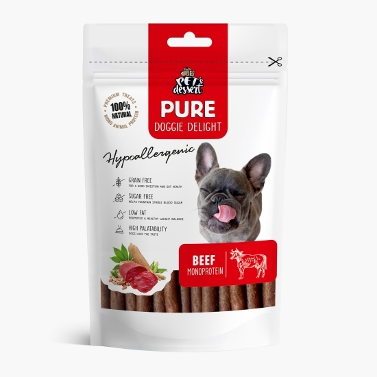 Recompense pentru câini, 80g, cu vită Beef Monoprotein Hypoallergenic