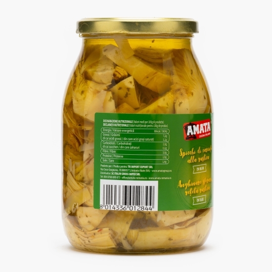 Anghinare sferturi în ulei, condimentate 960g