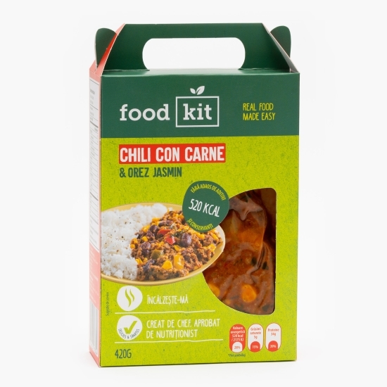 Chili con carne & orez jasmin 420g
