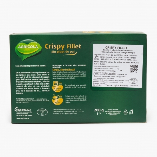 Crispy fillet din piept de pui 200g